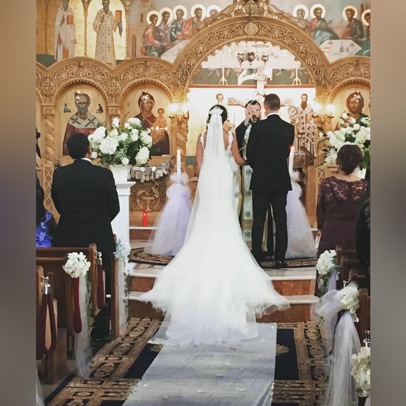 St Patrick Wedding Dress size small/4-6 - Picture 8 of 9